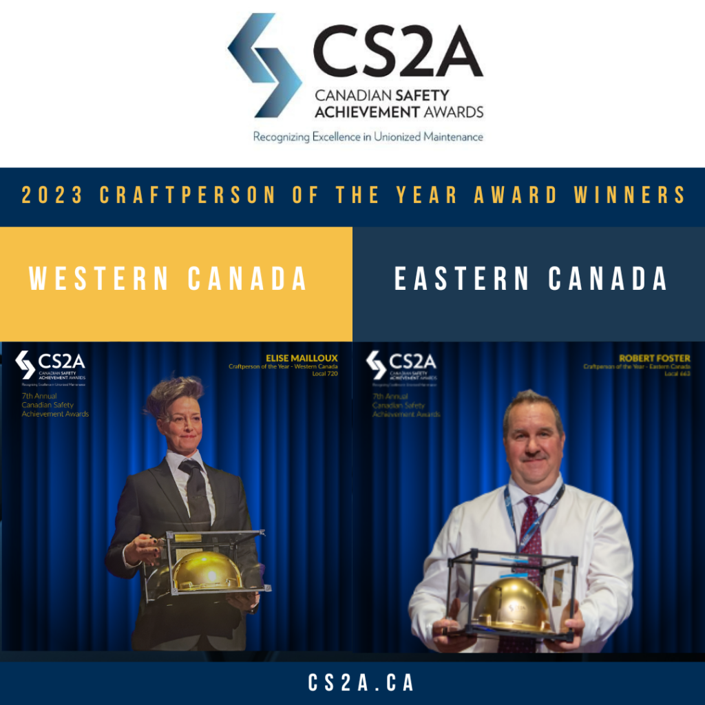 Canadian Safety Achievement Awards (CS2A) Looks Back on Craftperson of the Year Winners From Last Year