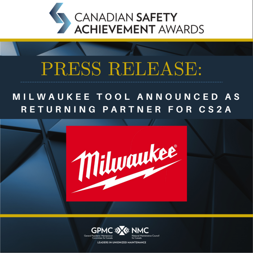 PRESS RELEASE: Milwaukee Tool Returns as Partner for CS2A